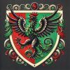 DALL·E 2025-02-16 01.16.13 - A medieval-style coat of arms featuring a cockatrice in a rampant...jpg